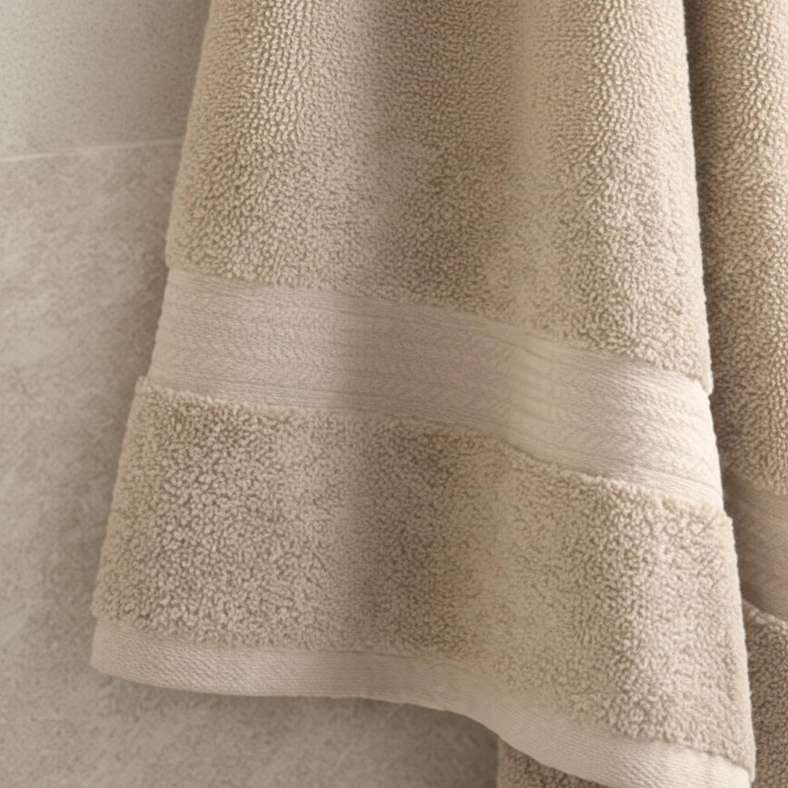Pan Home Ultra Luxe Turkish Cotton Hand Towel - Sand - Image 3