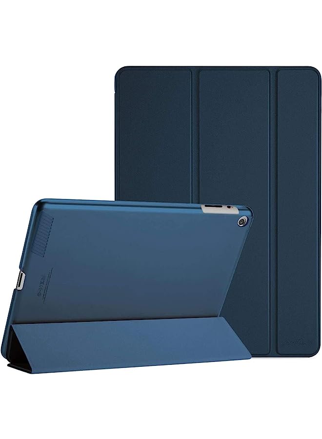 Procases For Ipad 2 3 4 Smart Case Cover, Ultra Slim Lightweight Protective Case Folio Cover, For Ipad 2/Ipad 3 /Ipad 4 (Old Model) -Navy - Image 1
