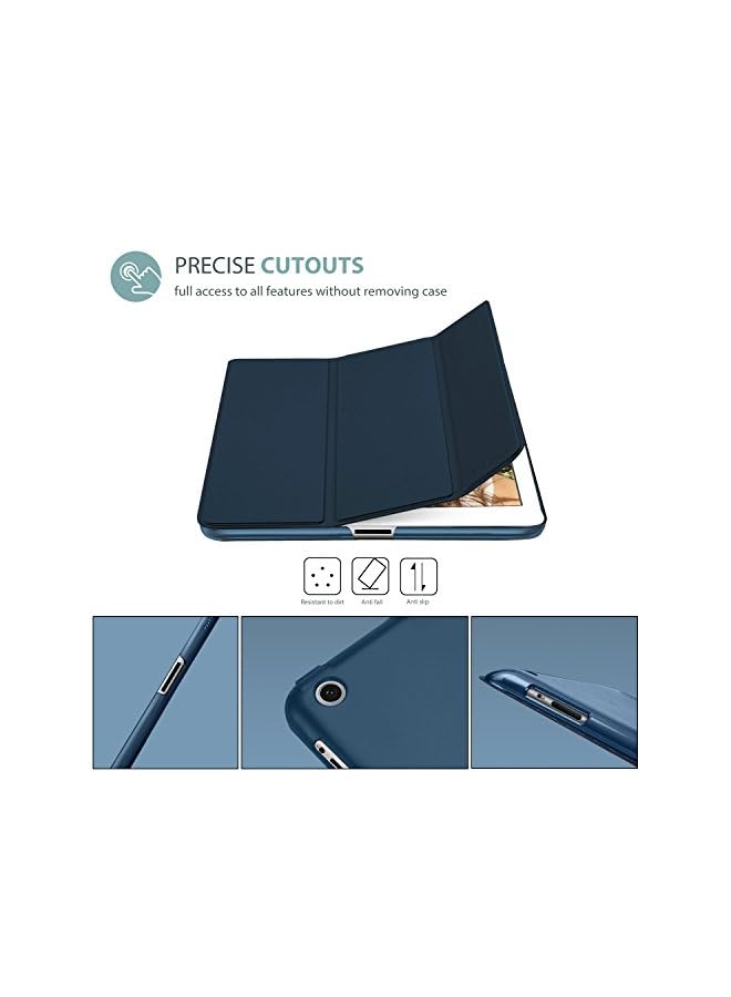 Procases For Ipad 2 3 4 Smart Case Cover, Ultra Slim Lightweight Protective Case Folio Cover, For Ipad 2/Ipad 3 /Ipad 4 (Old Model) -Navy - Image 2