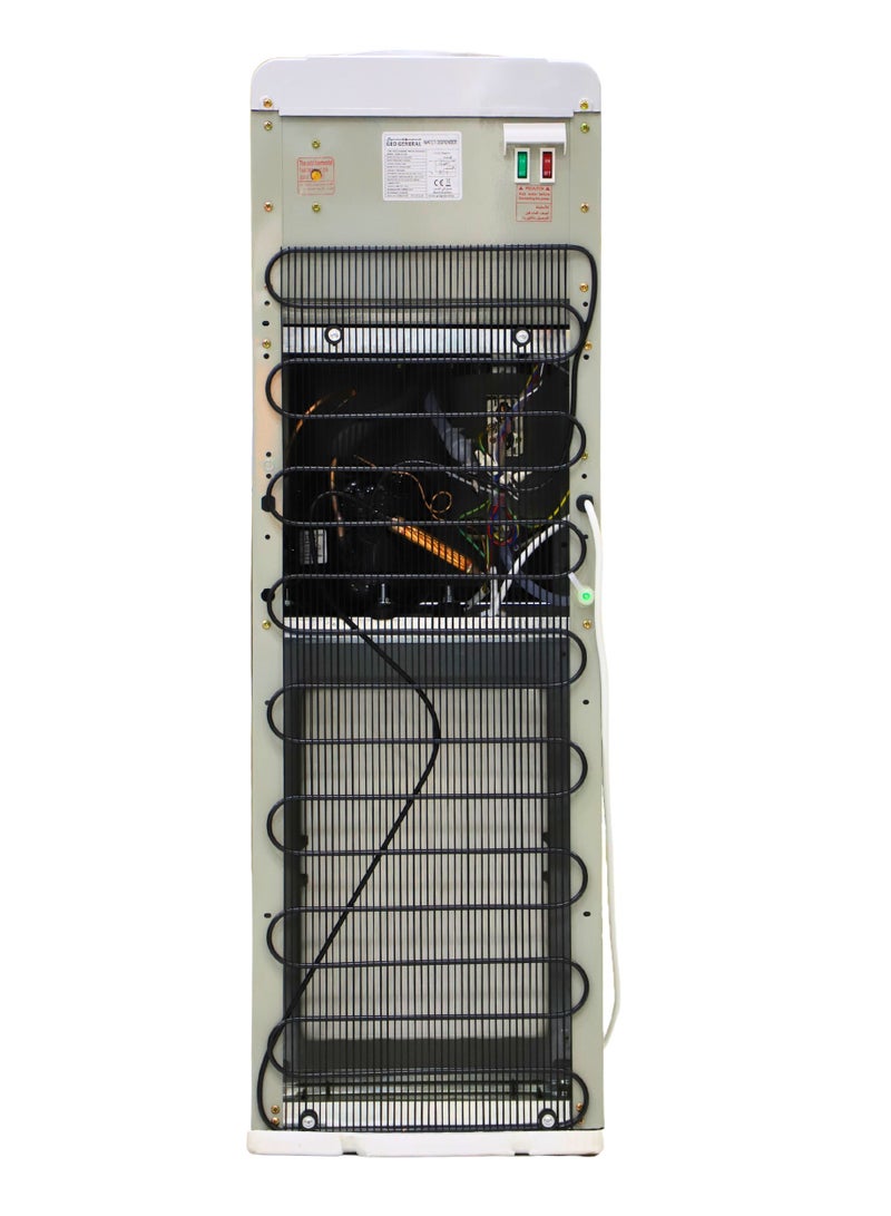 GEO GENERAL GSM-211LB Water Dispenser, 2 Taps, Hot and Cold, 5L/h Hot, 2L/h Cold, 550W Heating, 90W Cooling, 2 Cabinet Taps, Black+Silver - Image 3