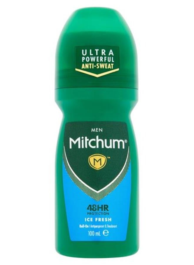 ميتشوم مزيل عرق ومضاد للتعرق رول أون للرجال بحماية تدوم 48 ساعة برائحة الثلج المنعش 100 مل - Image 1