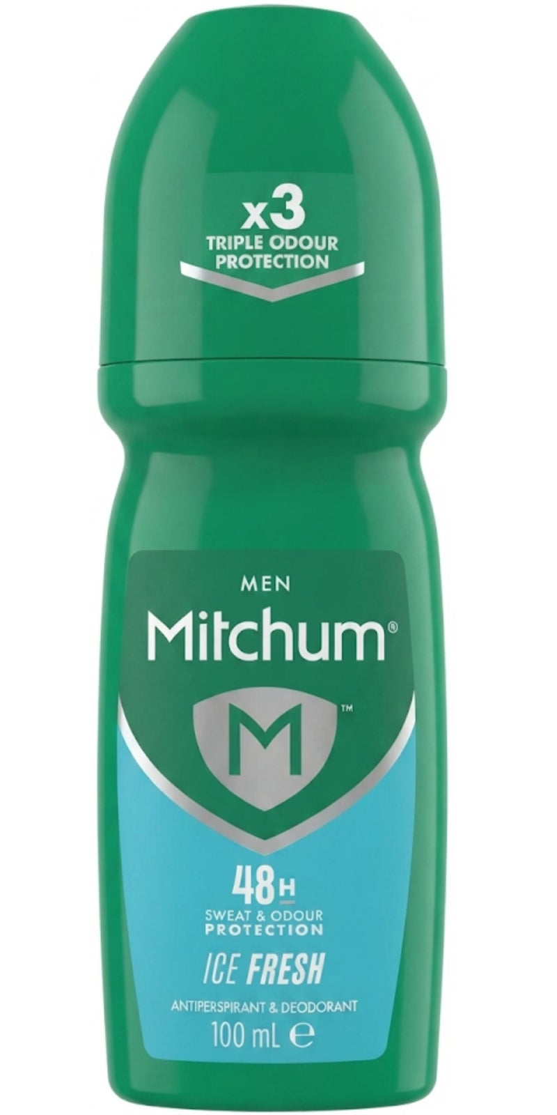 Mitchum Men 48HR Protection Roll-On Deodorant & Anti-Perspirant Ice Fresh 100 ml - Image 1