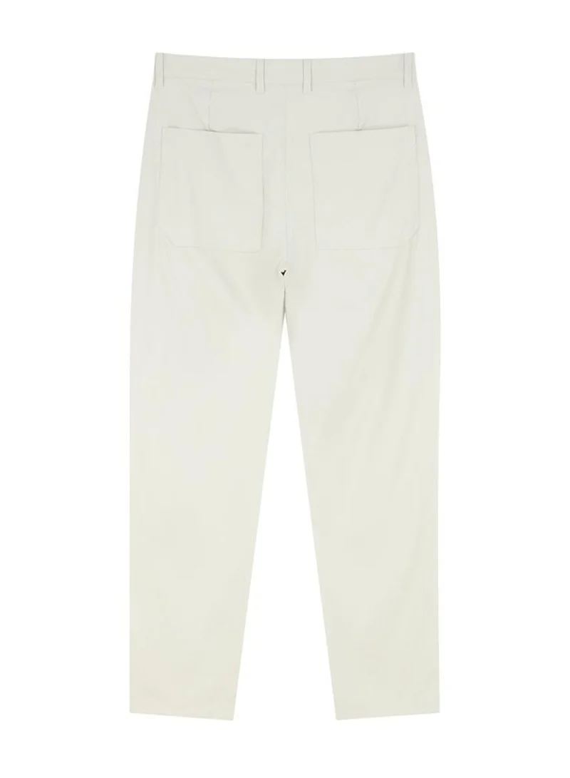 جيوردانو بنطلون رجالي كاكي مطاطي بأربعة اتجاهات: راحة وأناقة