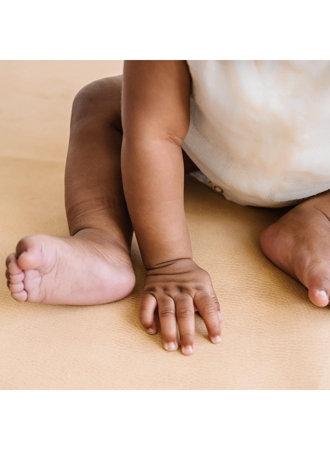 Cairn Leather Baby Nappy Changing Mat - Portable, Wipeable & Reusable Pad - Large Size - Premium Quality by Co. - Image 2