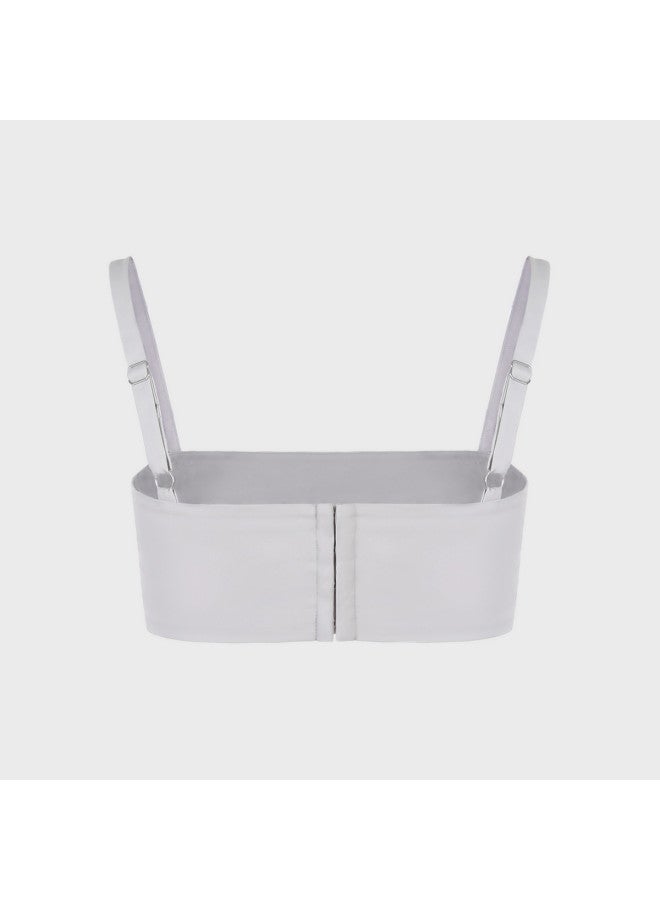 Zara قميص نسائي بتصميم نحيف بدون حمالات عالي الجودة - Image 4