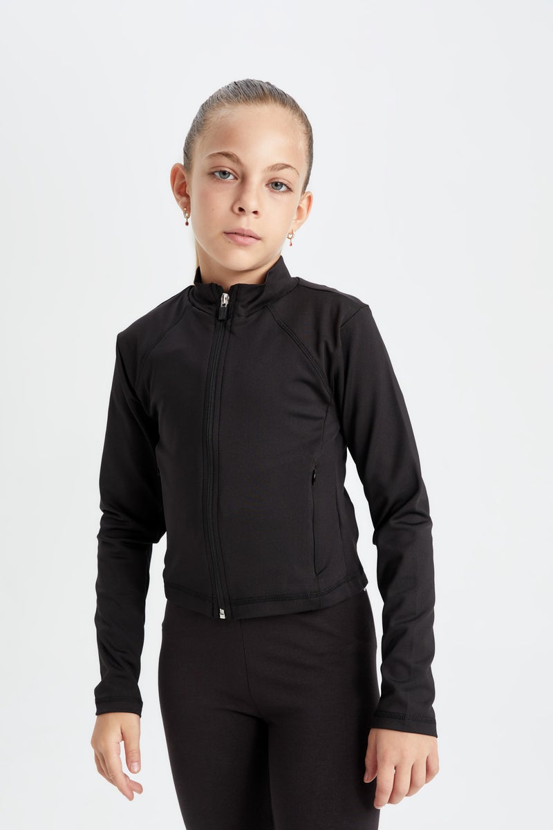 ديفاكتو كارديجان بناتي بسوسته سليم فيت وياقة عالية - Image 5