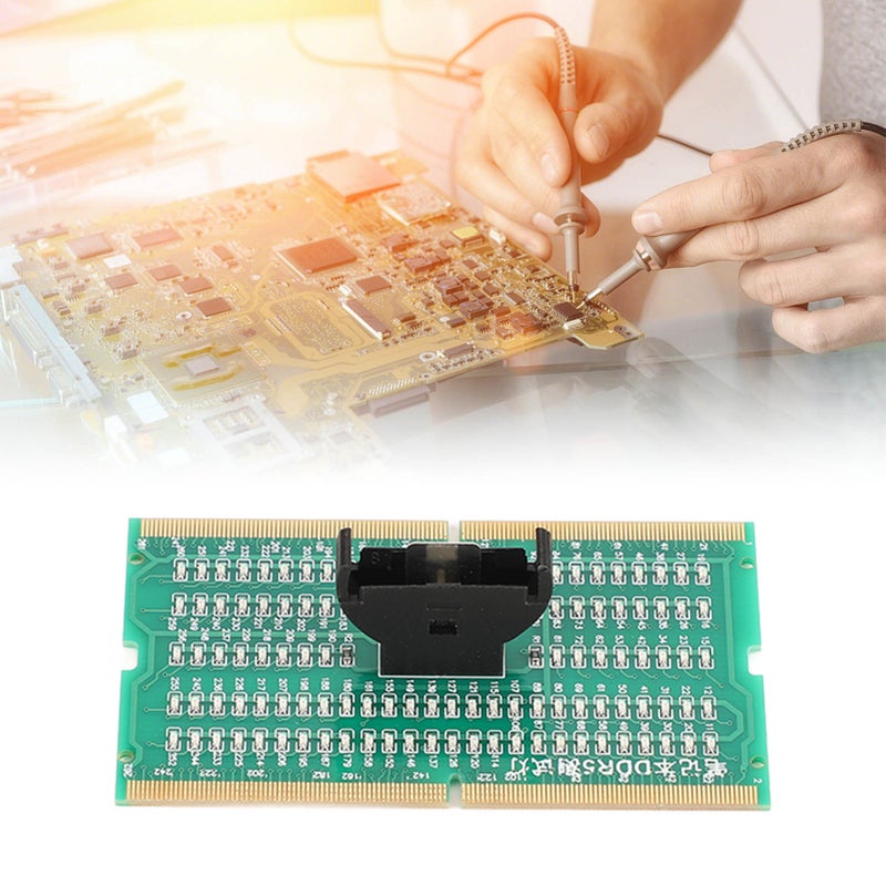 RAM Memory Slot Tester Card PCB Notebook Diagnostic Tester Card for DDR5 Interface Motherboard with LED Indicator - Image 4