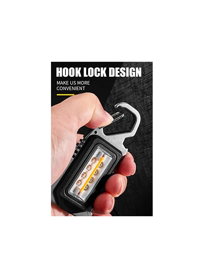 PROMASS promass Keychain Flashlights, 1000Lumens Bright Rechargeable Work Light, 3 Light Modes Portable Small LED Keychain Light, Waterproof Flashlights for Running, Fishing & Camping  - Image 5
