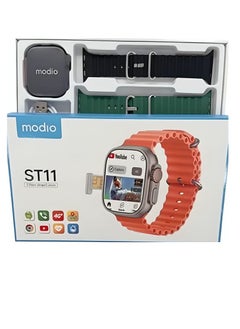 modio Smart Watch ST11 Network 4G Display Screen 2.2" HD with 3 Pairs Straps With SIM Card Support For Mobile With Google Play Support For All Apps 64GB  - Image 3