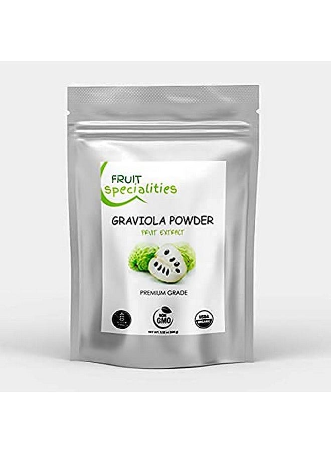 SUNRISE - Graviola (Soursop) Organic Fruit Powder Allnatural Pure Graviola Fruit Powder Annona Muricata Guanabana (3.52 Oz) - Image 1