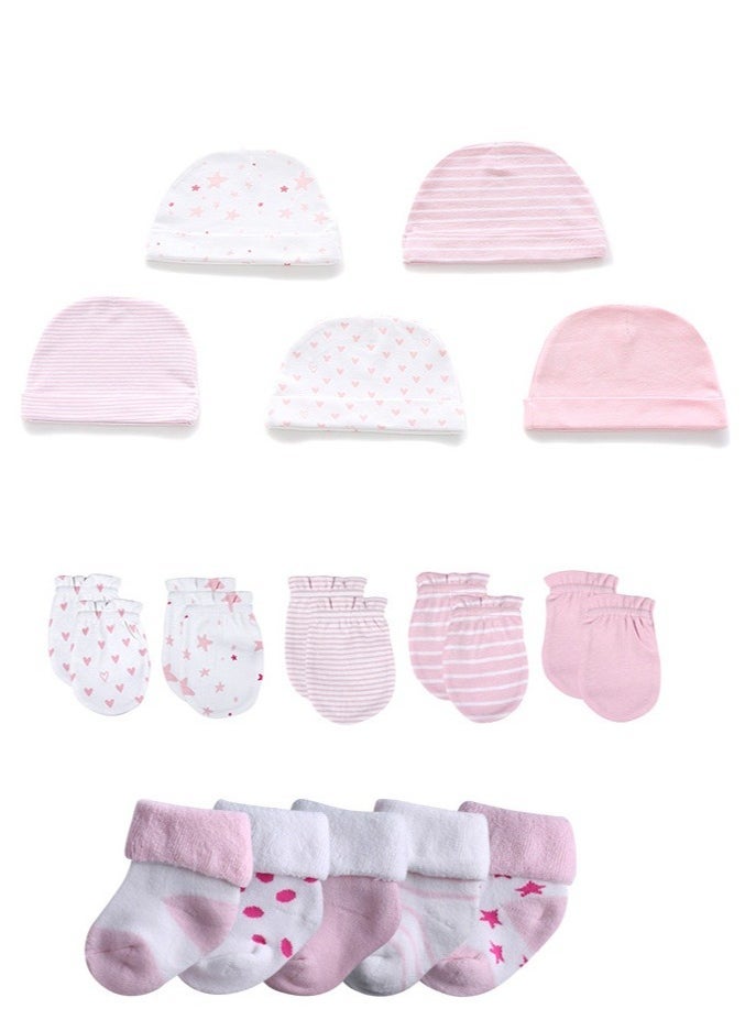 RedMapleTEK 24-Piece Set Of Newborn Baby Jumpsuit, Pants, Hat, Gloves, Socks - Image 4
