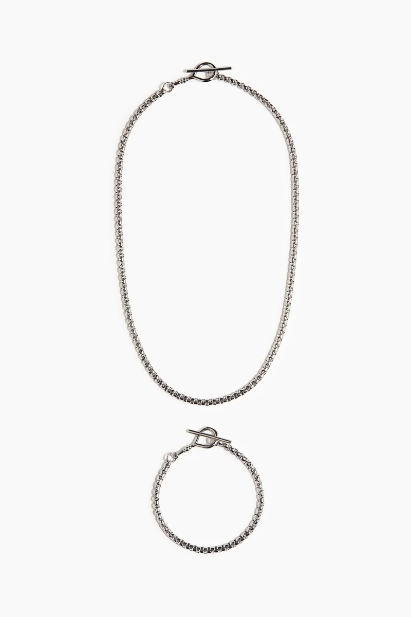 اتش اند ام سوار وقلادة - عبوة من قطعتين