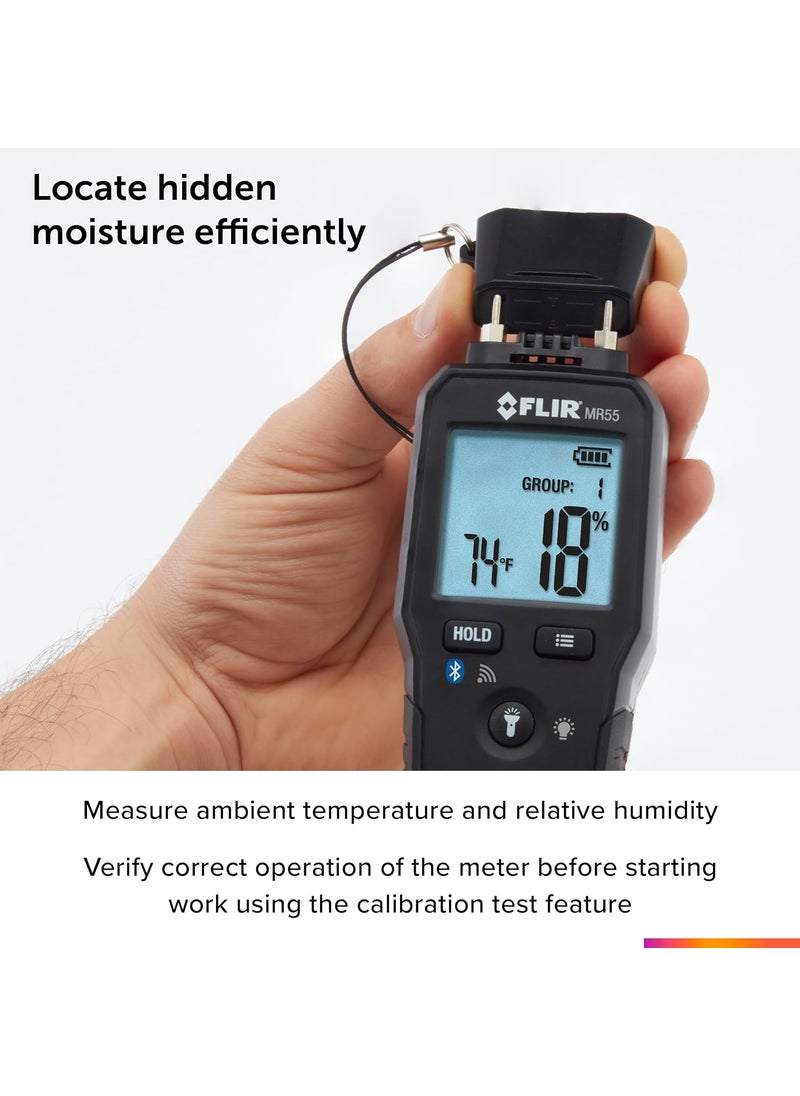 Flir FLIR MR55  Pin Moisture Meter with Bluetooth for Instant Data Sharing via The FLIR Tools Mobile app  - Image 4