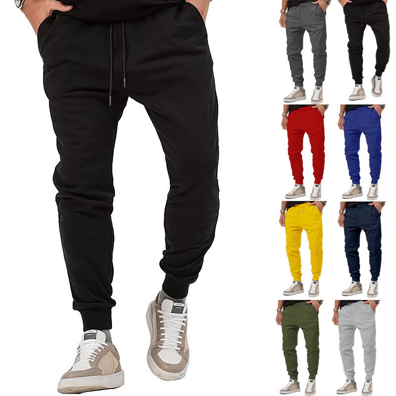 Multi-color Comfort Fit Joggers for Men Navy blue - Image 3