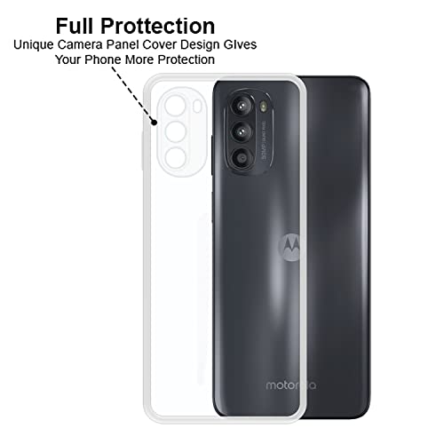 VIDO Silicone Transparent Back Case Cover for Motorola Moto G52 / Motorola Moto G82 5G (Soft & Flexible & Camera Protection Back Case) - Image 4
