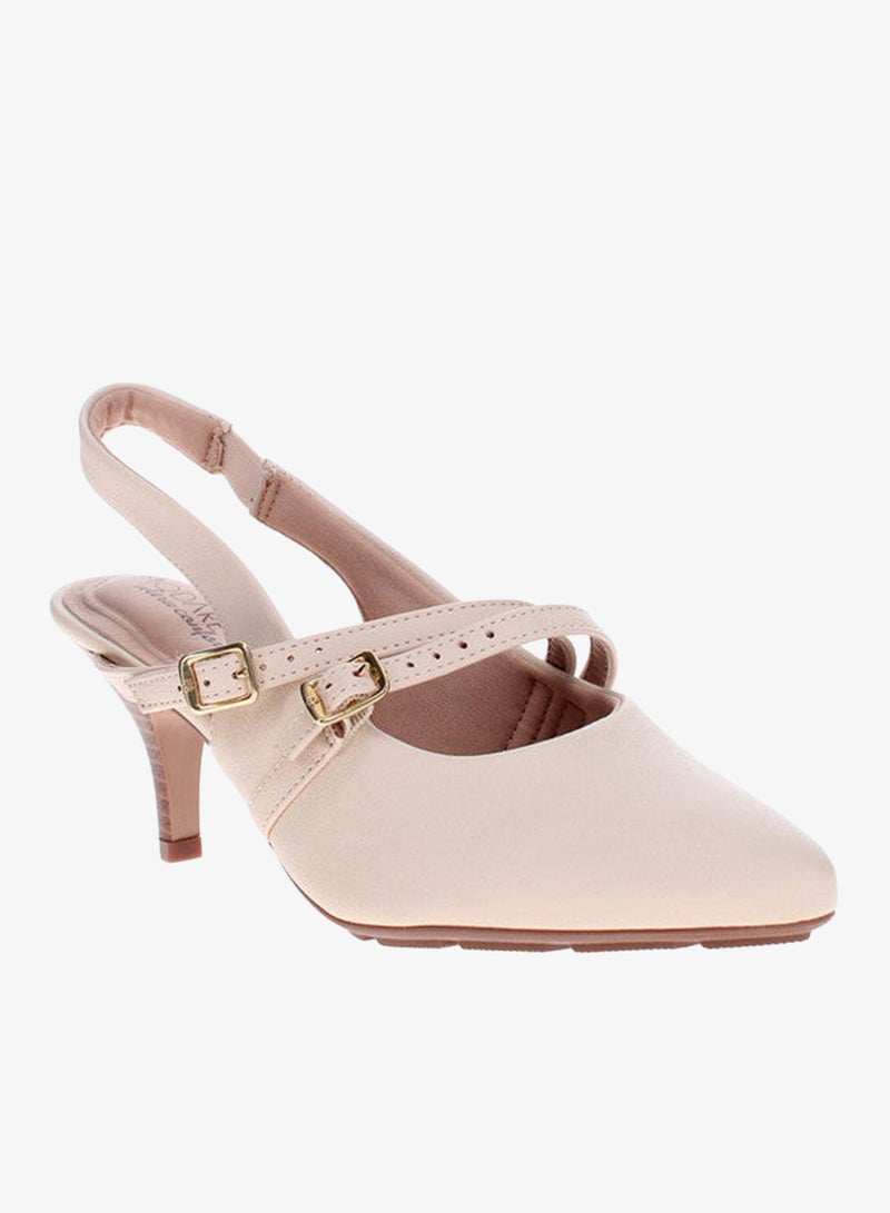 مودار حذاء بكعب منخفض للنساء - حذاء أنيق بكعب عالٍ للمكتب وأحذية كلاسيكية للبنات - Image 1