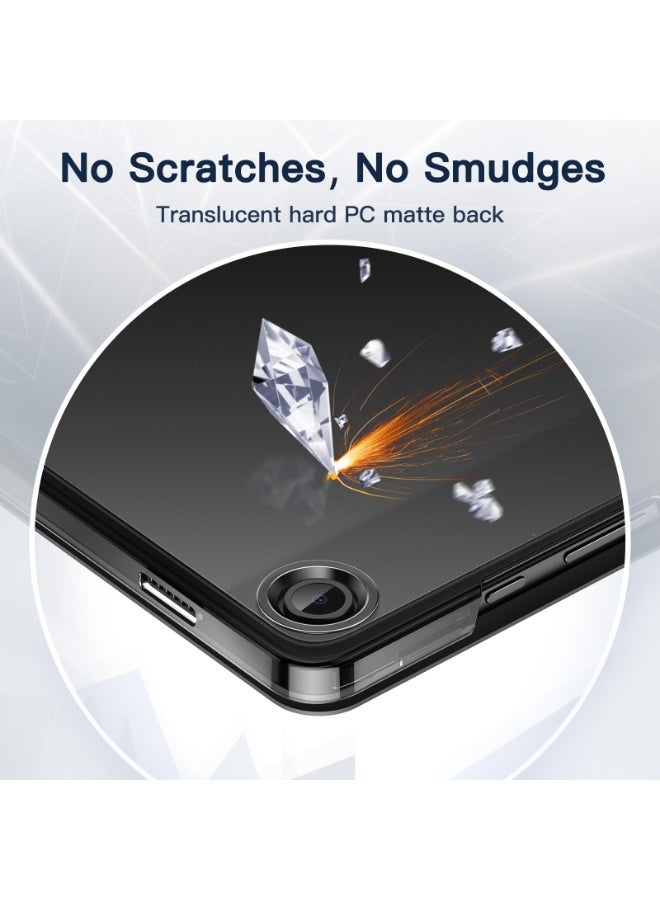 عام غطاء لسامسونج جالاكسي تاب A11+ / A11 بلس 11 بوصة 2025، غلاف لوحي واقي ثلاثي الطي بظهر شفاف رفيع، مع تفعيل/إيقاف تلقائي. - Image 3