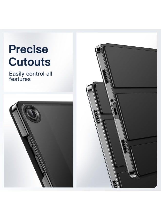 عام غطاء لسامسونج جالاكسي تاب A11+ / A11 بلس 11 بوصة 2025، غلاف لوحي واقي ثلاثي الطي بظهر شفاف رفيع، مع تفعيل/إيقاف تلقائي. - Image 5