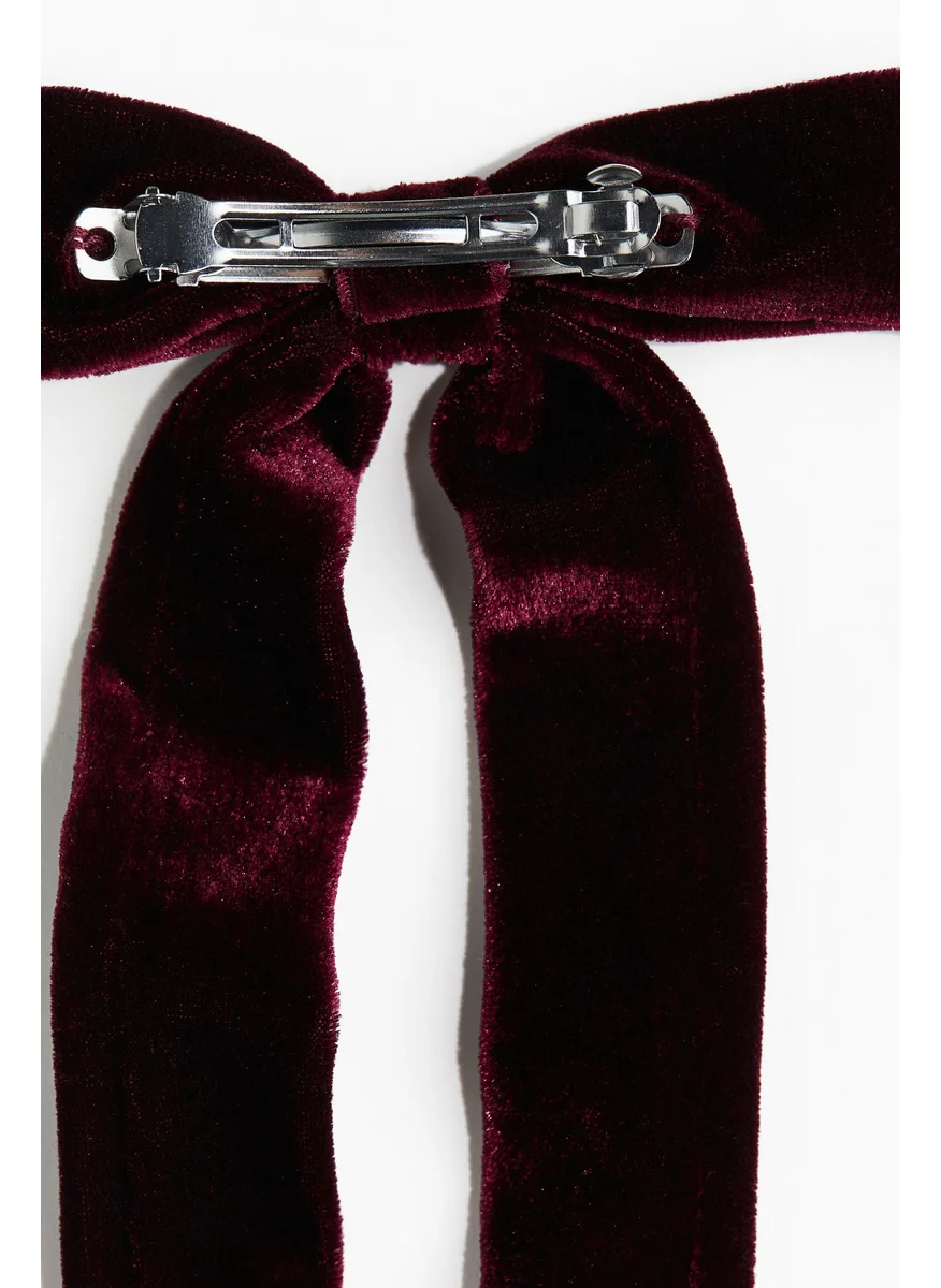 H&M Satin Bow Hair Clip