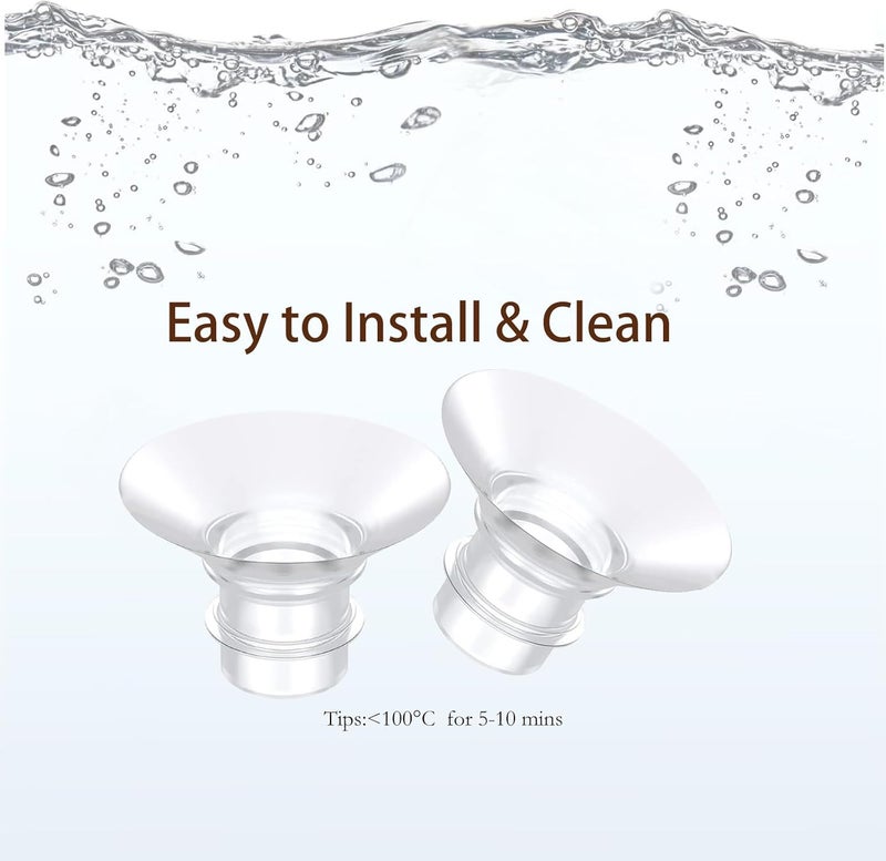 Hranio 17mm Flange Insert 6PC Compatible with 17mm Flange SpectraFlange Inserts for SpectraMomcozy Flange InsertsMomcozy Wearable Breast Pump Flange InsertFlange Inserts for Medela PumpWillowTSRETE - Image 5