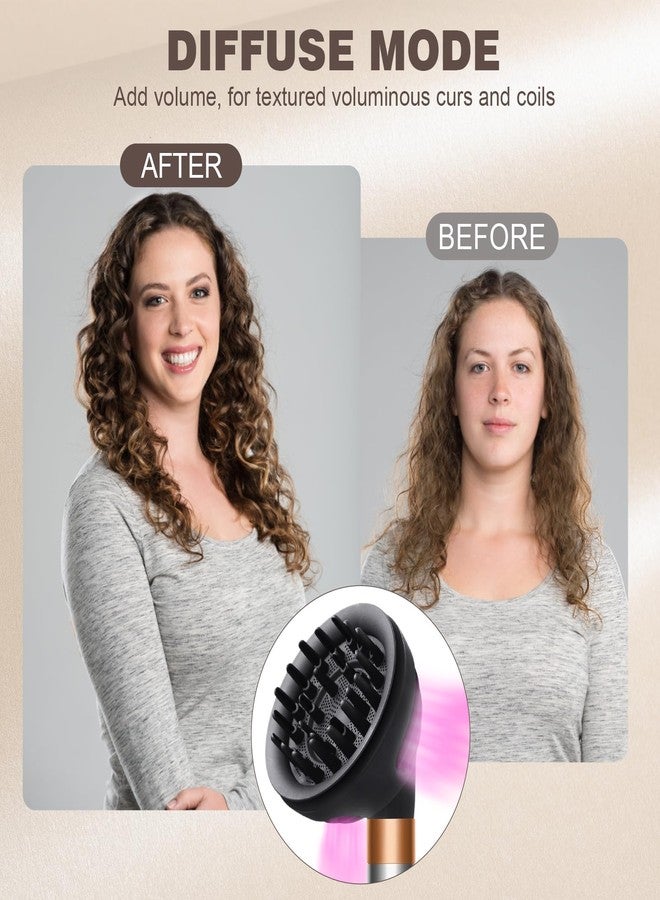 GENCAM Wave and Curl Diffuser Attachment Compatible with Dyson Airwrap Style, Airwrap Curl-Defining Diffuser Compatible with Dyson for Wavy, Curly, and Coily Hair, Enhance Natural Curls - Image 5
