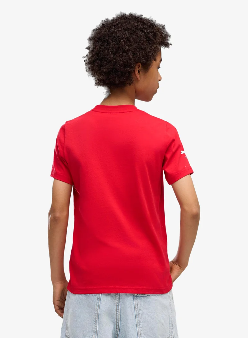 Puma Youth Ferrari Colored Shield T-Shirt