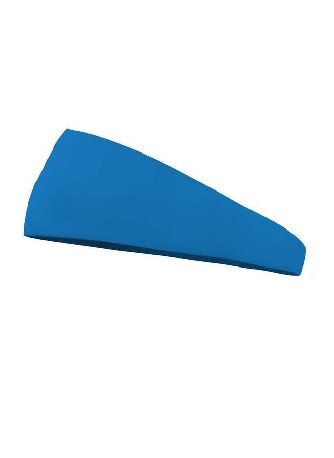 Bondi Band Bondi Band Solid Moisture Wicking Headband, Caribbean Blue, 4"  - Image 1