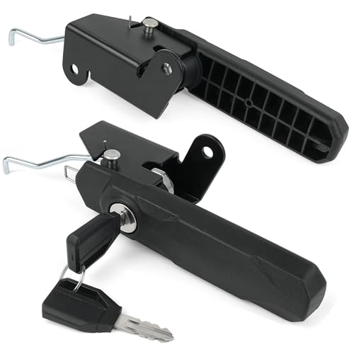 Camotokiit Front Deluxe Cab Full Door Handle Locks UTV SidebySide Upgrade Kit 715009951 for CanAm Defender HD10 HD9 HD8 HD7 Add on 2Seat Driver Passenger Side - Image 1