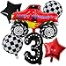 ALLPICK Race Car Foil Balloons Party Supplies Monster Truck Balloon Decorations Number 3 Balloons 40 Inch for Boys 3rd Birthday Baby Shower Car Theme Party Decorations Monster Truck 3rd Birthday - Image 3