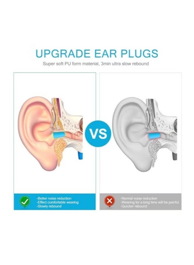 EarPlugs,30pairs Earplugs To Sleep Noise, Ear plugs for Swimming Earplug For Noise Cancelling Ultra Soft, Reusable Ear plug For Travel