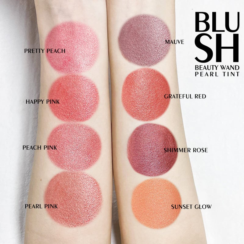 KYDA Blush Beauty Wand, Shimmer Blush with Cushion Applicator, Natural Pearl Finish, Silky Smooth Creamy, Lasting Glowing Cheek Makeup-Shimmer Rose - Image 5