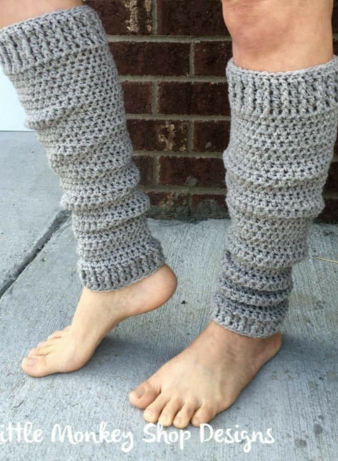Crochet leg warmer, 