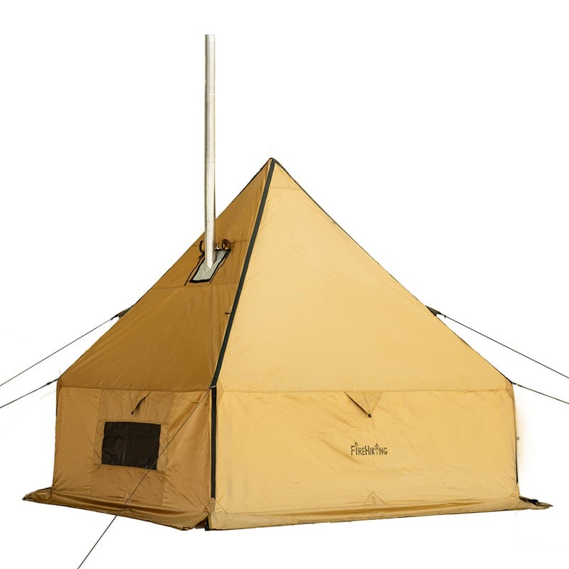 FireHiking Yurt Tent with Stove Jack Camping Hot Tent Outdoor 1 Person 6.6ft - Image 1