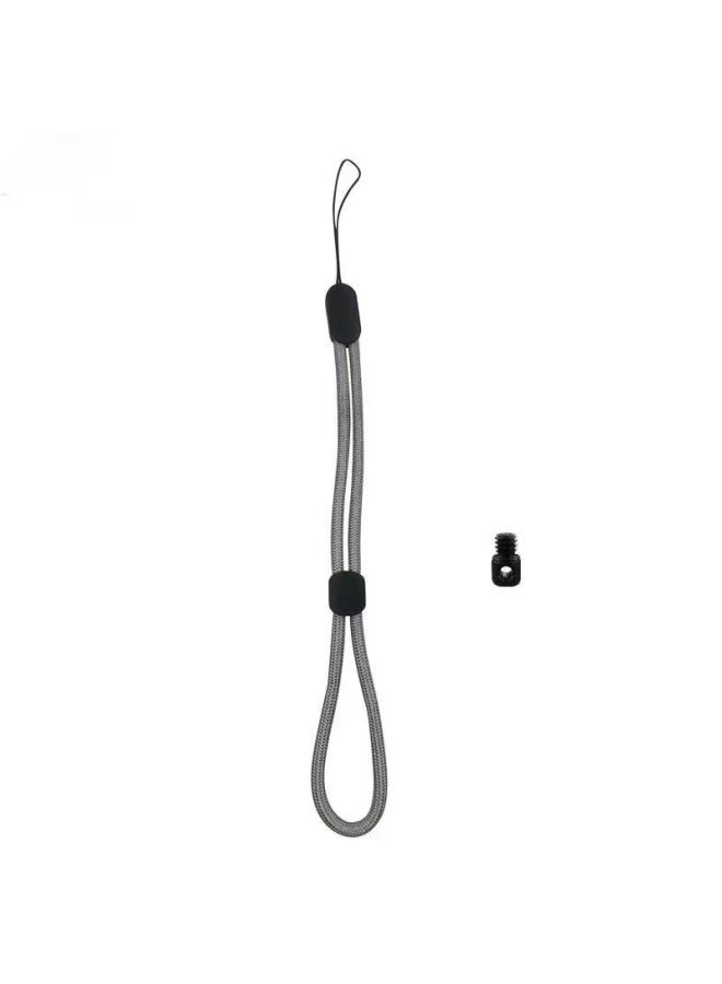 Generic Shadow Stone Insta360 X4/X3/ONEX2/X Sports Camera Hand Rope Anti-loss Rope Lanyard-Color:Light Gray Bracelet  - Image 1