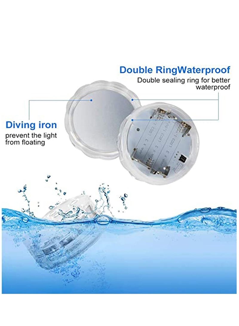 Y&D Tub Lights, Pool Lights Underwater with RF Remote, LED Changing Pond Magnets, Suction Cups, Waterproof Submersible for Swimming Fish Tanks - Image 4