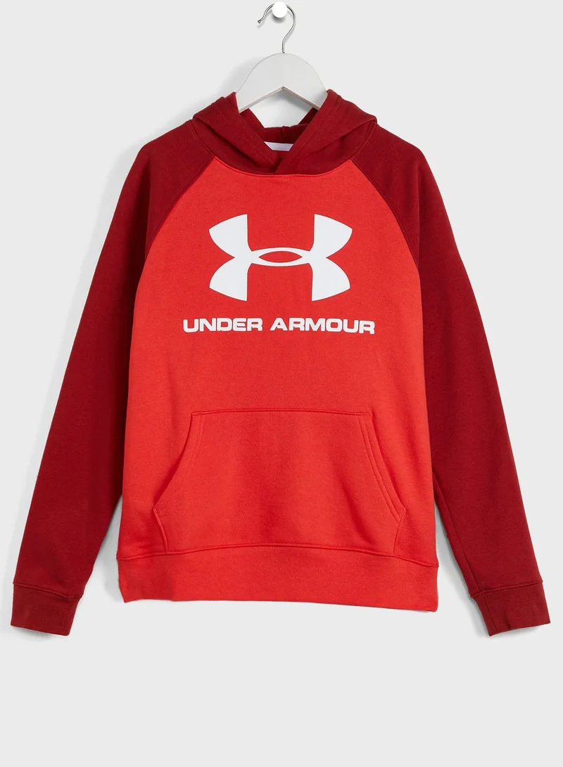 UNDER ARMOUR Youth Rival Logo Hoodie