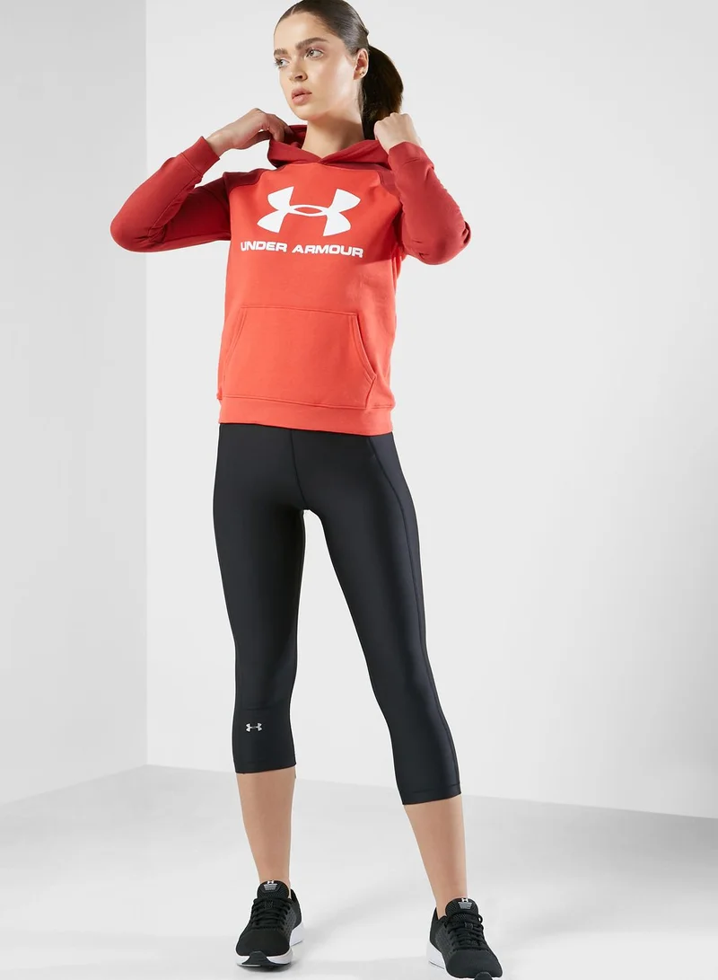 UNDER ARMOUR Youth Rival Logo Hoodie