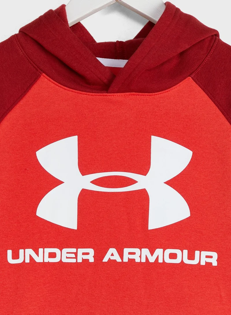 UNDER ARMOUR Youth Rival Logo Hoodie