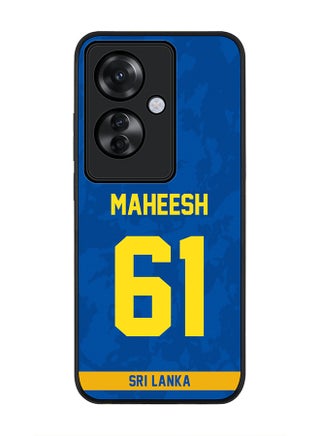 Rugged Black edge case for Oppo Reno11 F / Oppo F25 Pro 5G, Slim fit Flexible Anti Drop Thin Cover - Team Sri lanka Maheesh Theekshana, Jersey No 61 - pzsku/Z723EFFF4063400CED535Z/45/_/1717658148/c5ffee33-9132-4207-a34d-8631706a32fe