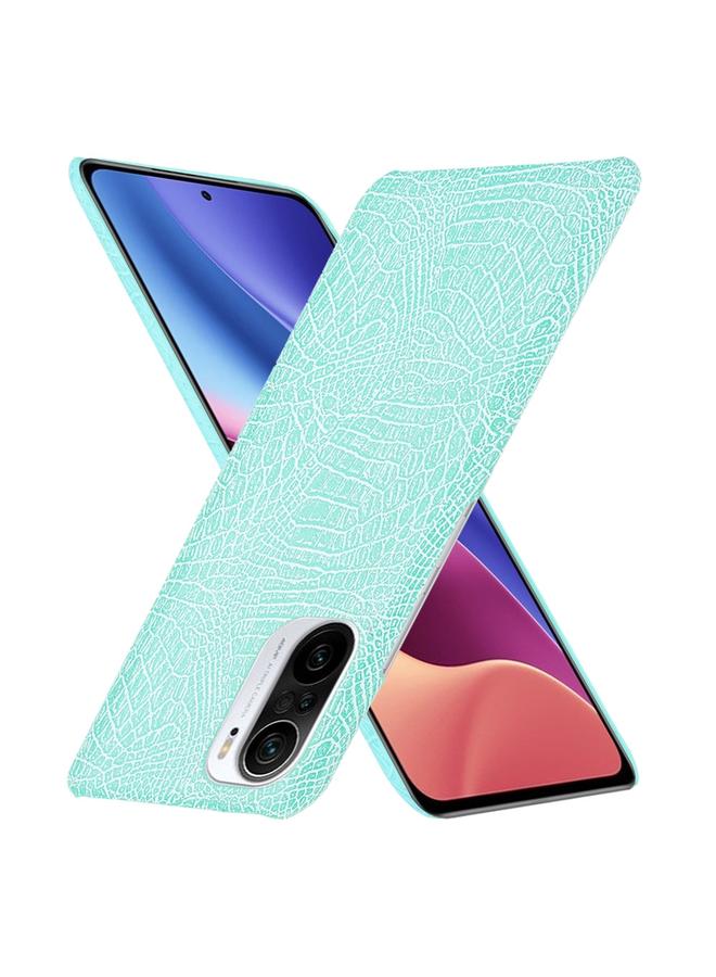 erorex Case For Xiaomi Redmi K40 / K40 Pro / Poco F3 Shockproof Crocodile Texture PC + PU Case - Image 2