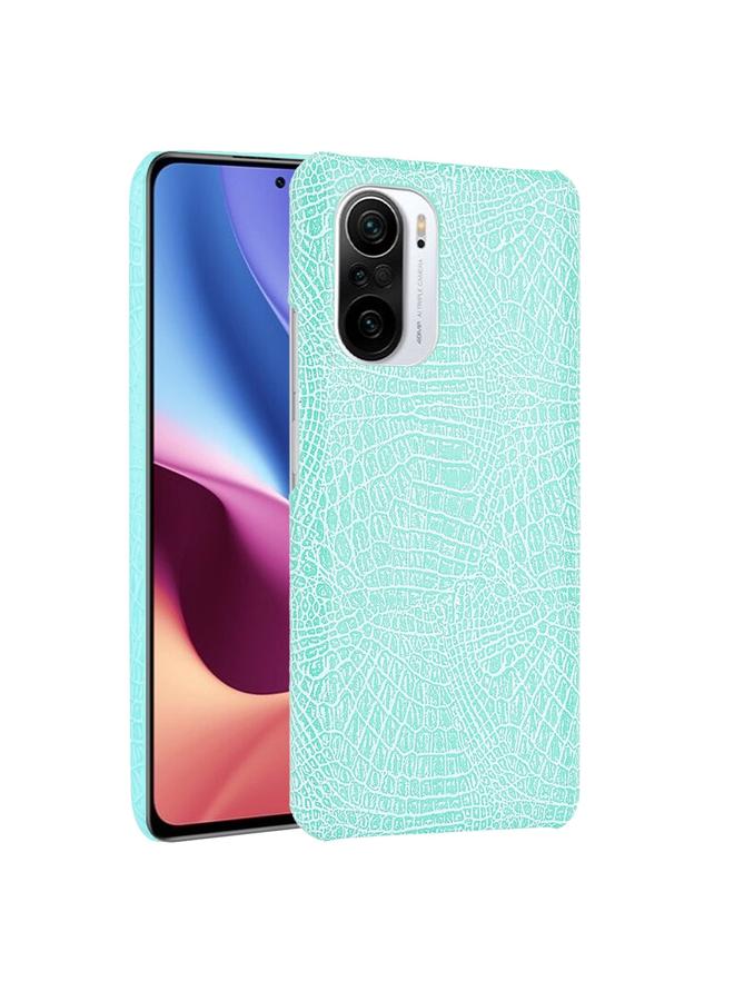 erorex Case For Xiaomi Redmi K40 / K40 Pro / Poco F3 Shockproof Crocodile Texture PC + PU Case - Image 1