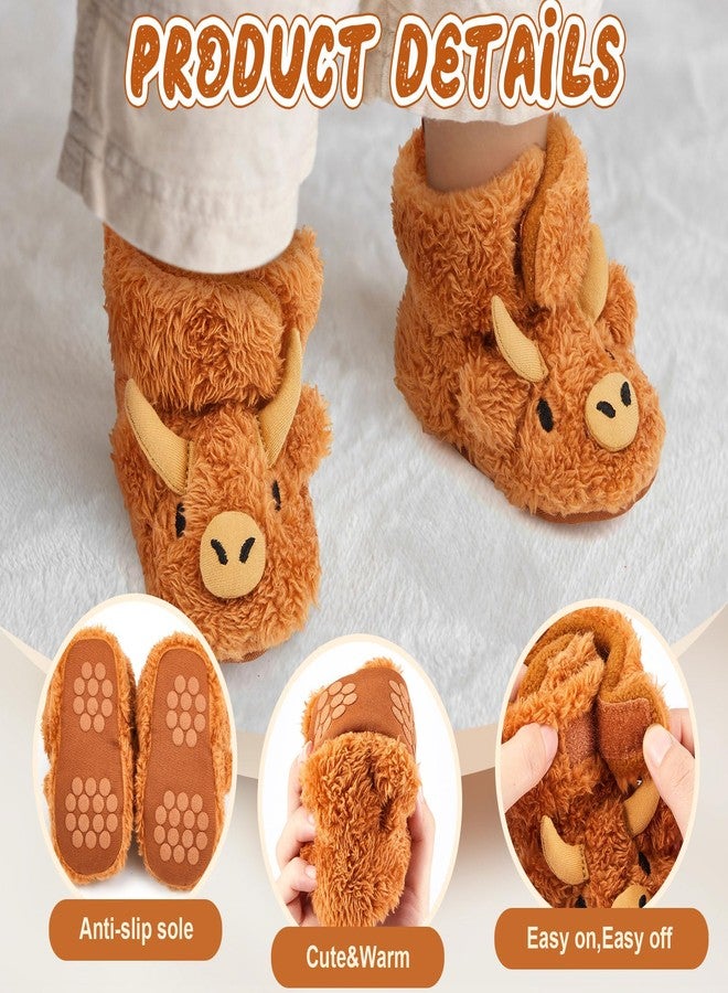 ShinyMatch Baby Booties Newborn Baby Shoes Animal Unisex Infant Slippers for Toddler Infant Girl Boy, Yellow, 0-3 Months - Image 5
