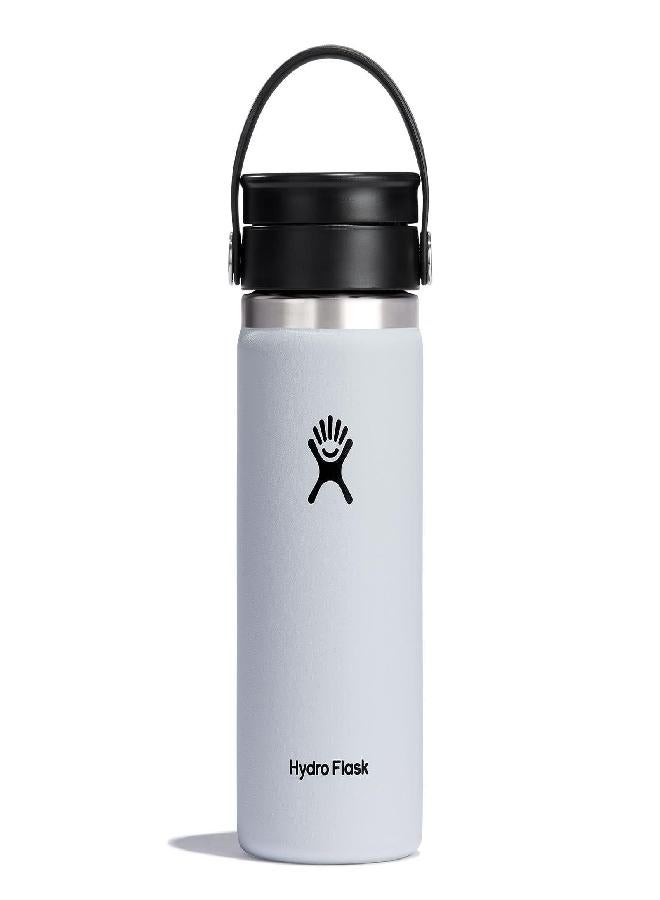 Hydro Flask 16 Oz Wide Mouth Bottle With Flex Sip Lid White - Image 4