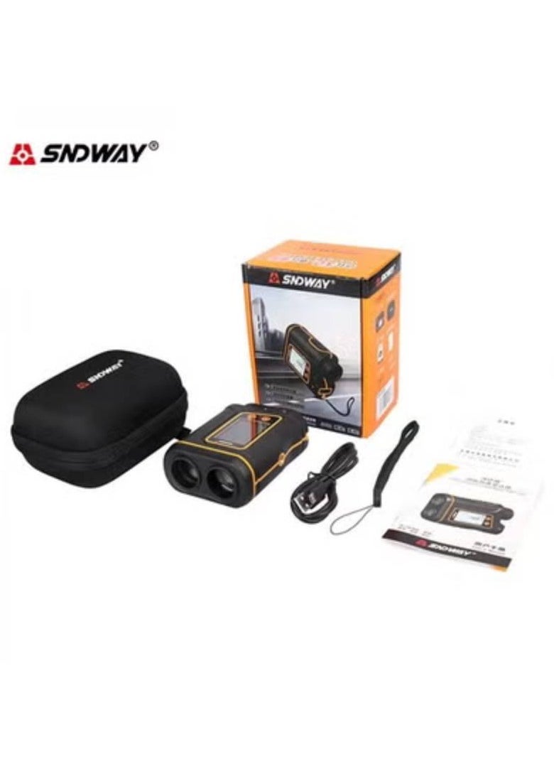 SNDWAY Telescope Laser Rangefinder 6x for Golf and Hunting with Speed and Distance Measurement  - Image 4