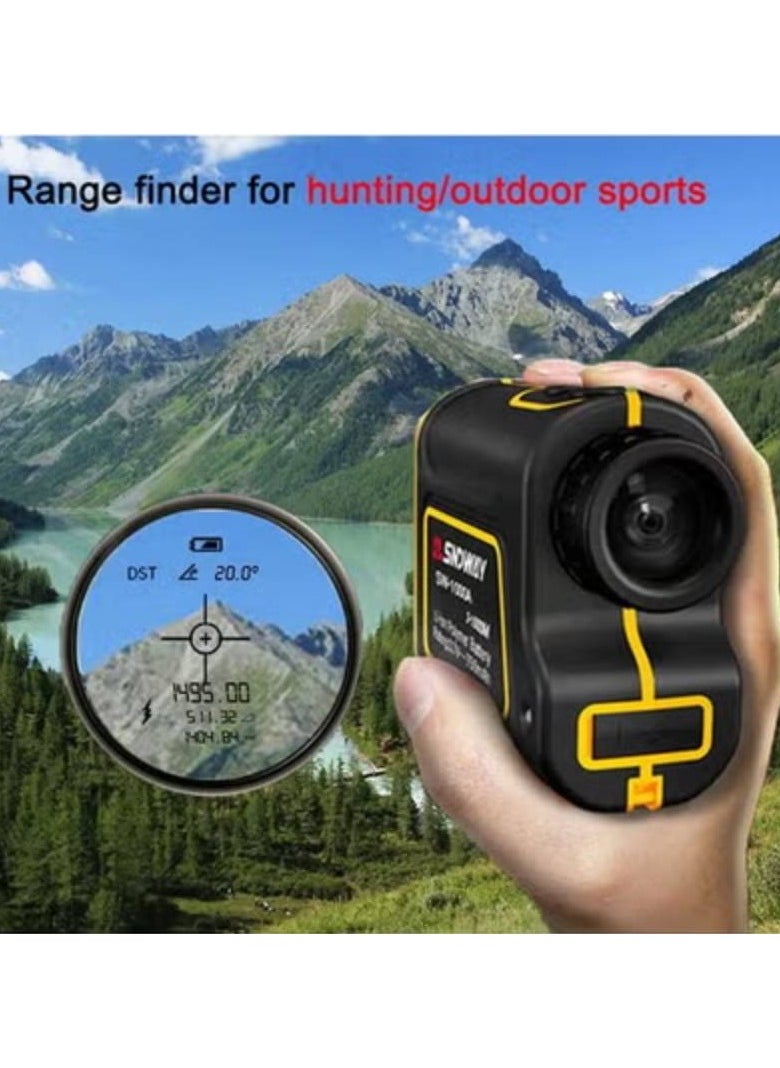 SNDWAY Telescope Laser Rangefinder 6x for Golf and Hunting with Speed and Distance Measurement  - Image 2