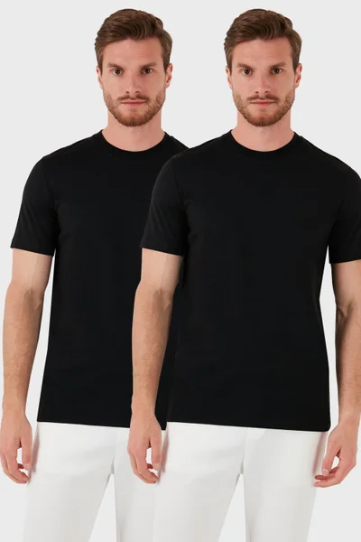 Buratti Cotton Regular Fit 2-Piece Basic T Shirt Men's T Shirt 59020202