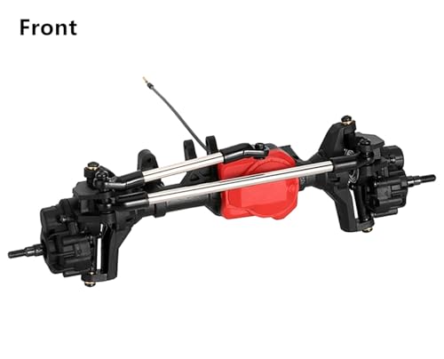 RCJTCQX مجموعة محاور RCJTCQX TRX4 المحسنة كاملة من النايلون للمحاور الأمامية والخلفية مع قفل تفاضلي لسيارة 110 RC كراولر TRX4 ديفندر برونكو هيكل TRX4 DIY - Image 5