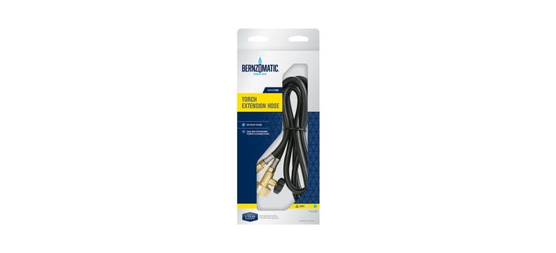 Bernzomatic طقم خرطوم تمديد WORTHINGTON CYLINDER 309336 لسخانات MapPro و Propane، بدون حجم، أصفر - Image 3