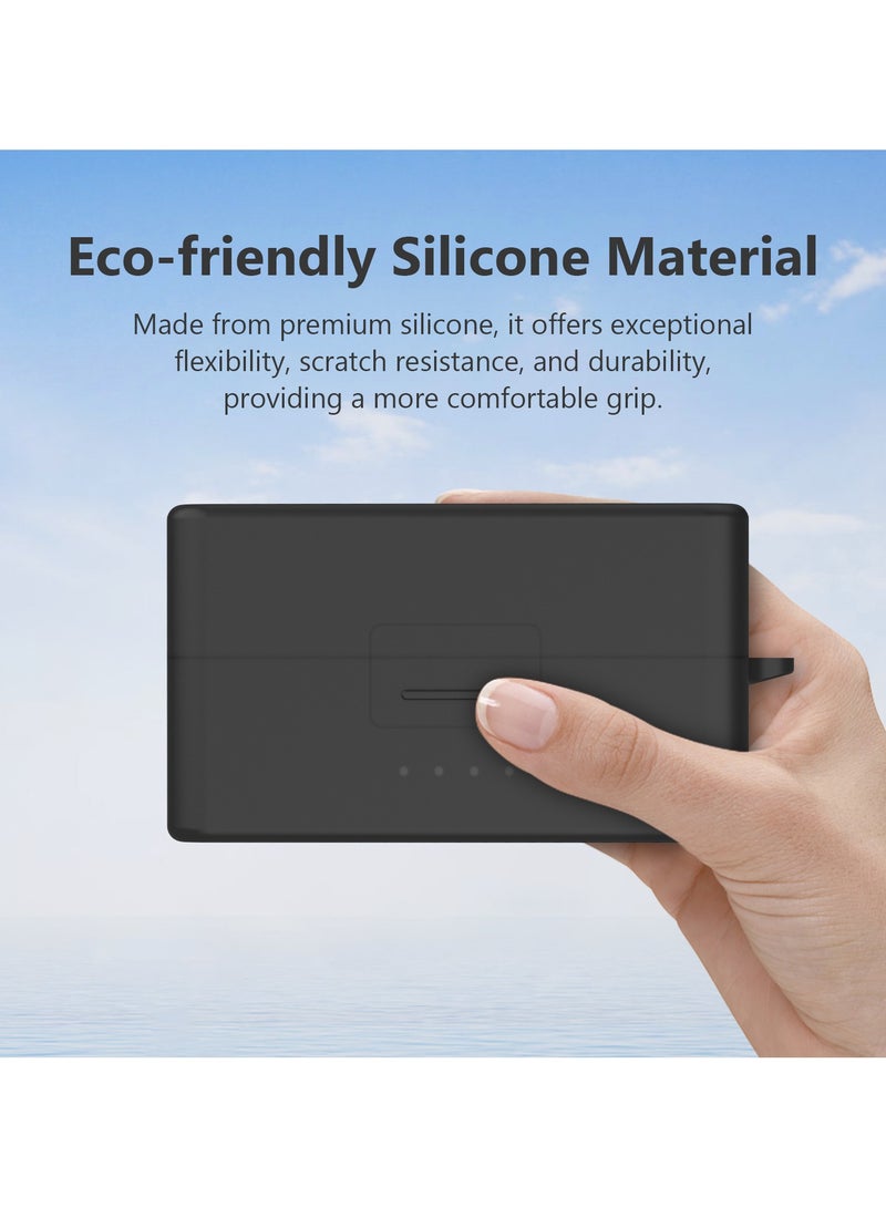 general Silicone Protective Case for DJI Mic 3 Microphone Charging Case - Shock-Absorbing Protective Cover Precision-Fit Portable Microphone Accessory - Image 4