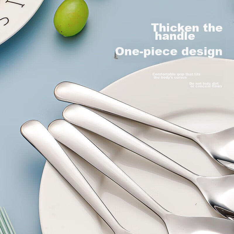 ملاعق غوانغي الفولاذ المقاوم للصدأ ، ملاعق شوربة الفولاذ المقاوم للصدأ على الطريقة الصينية ، ملاعق شوربة منزلية ، ملاعق طعام رئيسية ، ملاعق كبيرة ، ملاعق أرز ، طقم من 4 ، GY7549 - Image 5
